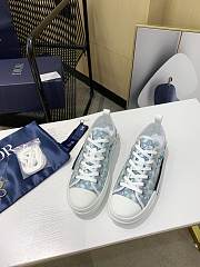 Dior B23 Low Top White Blue Oblique - 4