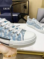 Dior B23 Low Top White Blue Oblique - 6