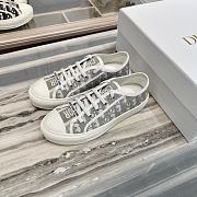 Dior Walk'n'Dior Sneaker Deep Gray Dior Oblique Embroidered Cotton KCK211OBE_S33G - 6