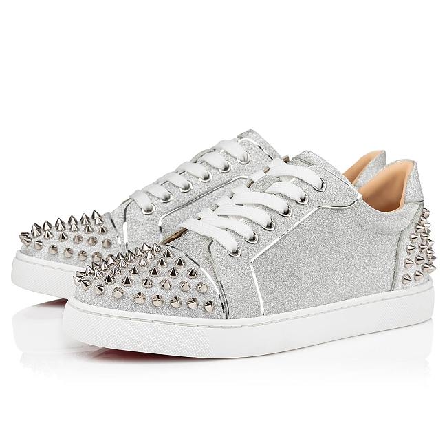 Christian Louboutin Vieira 2 Flat All White - 1