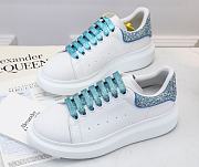 Alexander MC Queen Oversized Blue White Glitter - 1