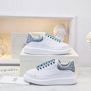 Alexander MC Queen Oversized Blue White Glitter - 2