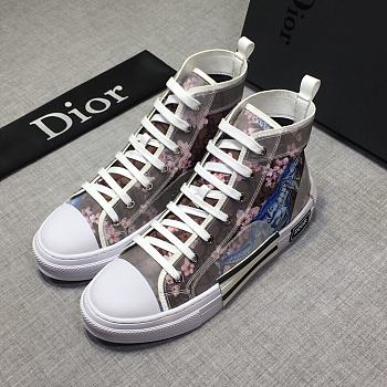 Dior B23 High Canvas Sorayama Dinosaur Brown 3SH118YNF_H061