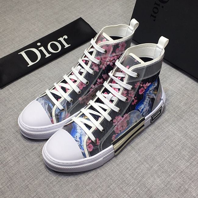 Dior B23 High Canvas Sorayama Dinosaur Navy 3SH118YQC_H563 - 1