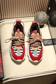 Versace Chain Reaction Trainers Red Black - 3