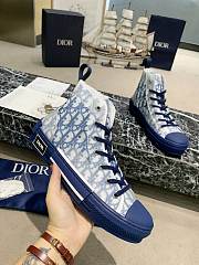 Dior B23 High Top Blue Oblique 3SH118YNT_H565 - 3