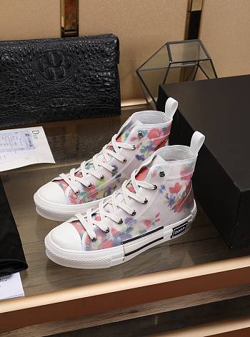 Dior B23 High Top Flowers Oblique 3SH118YJR_H063