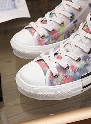 Dior B23 High Top Flowers Oblique 3SH118YJR_H063 - 2