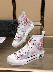 Dior B23 High Top Flowers Oblique 3SH118YJR_H063 - 5