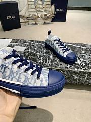 Dior B23 Low Top Blue Oblique 3SH118YNT_H565 - 3