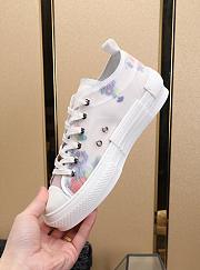 Dior B23 Low Top Flowers Oblique 3SH118YJR_H063 - 4