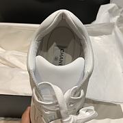 Chanel Low Top Trainer Reflective White Suede G34360 Y53536 0I259 - 2