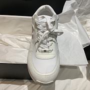 Chanel Low Top Trainer Reflective White Suede G34360 Y53536 0I259 - 3