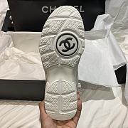 Chanel Low Top Trainer Reflective White Suede G34360 Y53536 0I259 - 5