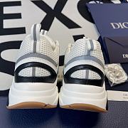 Dior B22 Sneaker Gray Technical Mesh with White and Black 3SN231YKB_H968 - 3