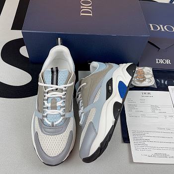 Dior B22 Sneaker White and Blue 3SN231YXX_H865