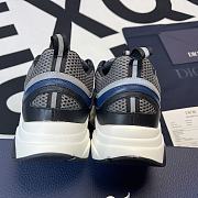 Dior B22 Sneaker White and Gray Blue 3SN231YUL_H569 - 2