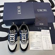 Dior B22 Sneaker White and Gray Blue 3SN231YUL_H569 - 5