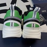 Dior B22 Sneaker White and Green with Black 3SN231YKA_H066 - 2