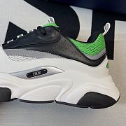 Dior B22 Sneaker White and Green with Black 3SN231YKA_H066 - 3