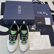 Dior B22 Sneaker White and Green with Black 3SN231YKA_H066 - 6