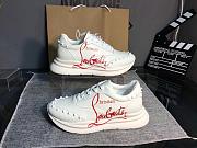 Christian Louboutin White Red-Runner - 3