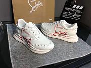 Christian Louboutin White Red-Runner - 2