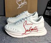 Christian Louboutin White Red-Runner - 1