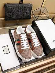 Gucci Ace GG Supreme Sneaker With Bees Brown - 6