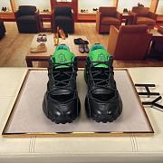 Gucci Rhyton Sneaker With Cut-Out Black Green - 3