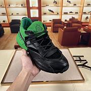 Gucci Rhyton Sneaker With Cut-Out Black Green - 5