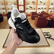 Gucci Rhyton Sneaker With Cut-Out Black White - 2