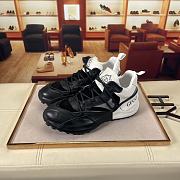 Gucci Rhyton Sneaker With Cut-Out Black White - 4