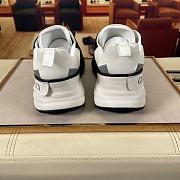 Gucci Rhyton Sneaker With Cut-Out Black White - 5