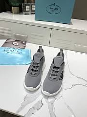 Prada Knit Sneakers Grey - 4