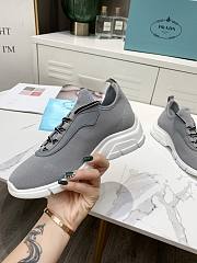 Prada Knit Sneakers Grey - 5