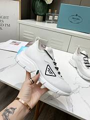 Prada Knit Sneakers White - 5