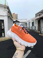 Prada Rush Gabardine Re-Nylon Sneakers Orange - 5