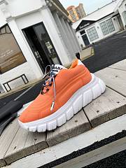 Prada Rush Gabardine Re-Nylon Sneakers Orange - 3