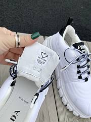 Prada Rush Gabardine Re-Nylon Sneakers White - 2