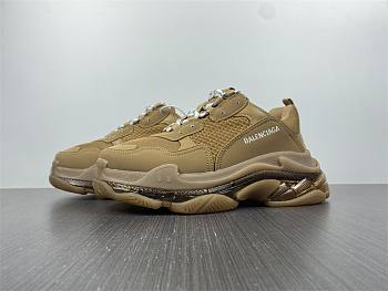 Balenciaga Triple S Clear Sole Brown Mattress 541624 W2GA1 2706