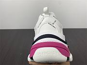 Balenciaga Triple S Sneaker Allover White Pink 524039 W2FA4 9155 - 2