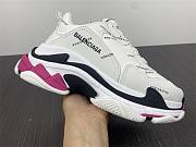 Balenciaga Triple S Sneaker Allover White Pink 524039 W2FA4 9155 - 3