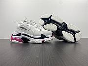 Balenciaga Triple S Sneaker Allover White Pink 524039 W2FA4 9155 - 6