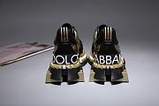 Dolce & Gabbana Super Queen Low-Top Sneakers Gold - 3