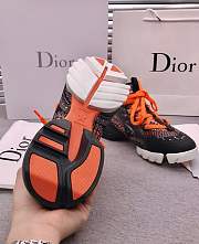 Dior D-Connect Sneaker Black Pattern Orange - 3