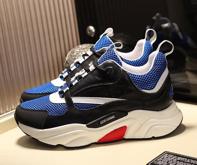 Dior B22 Sneaker Blue Black Technical Mesh - 1