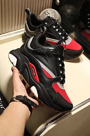 Dior B22 Sneaker Red Black Technical Mesh - 6