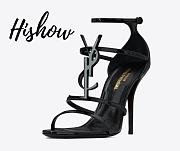 Saint Laurent Cassandra Strappy High Heel   - 1