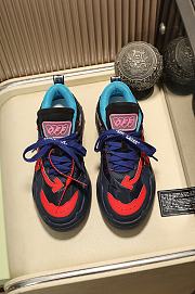 Off-White Odsy-1000 Black Red with Blue Shoeslaces - 6